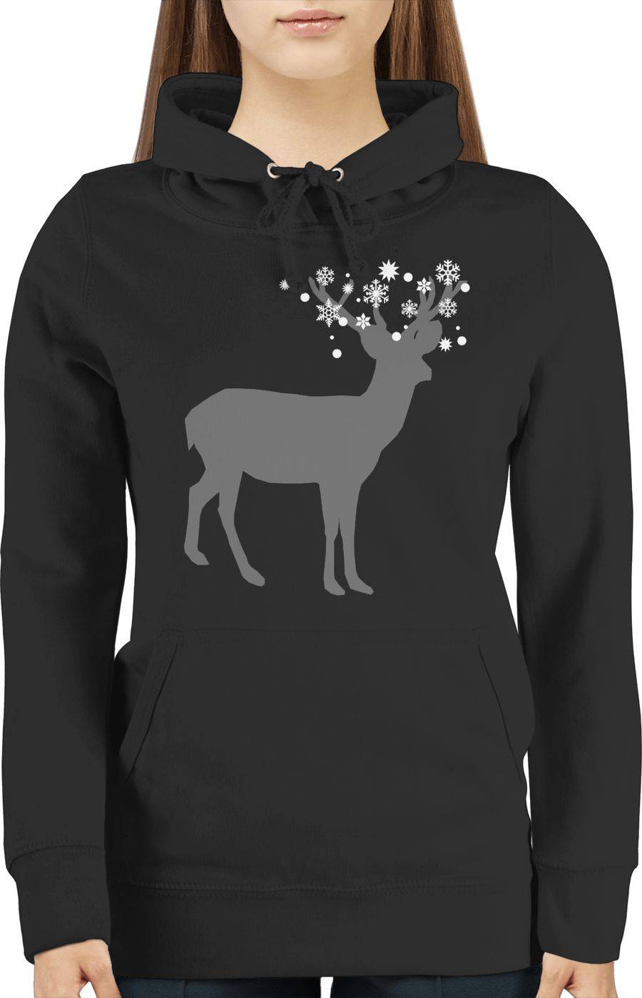 Shirtracer Rentier Schnee Eiskristalle: Tshirt Gym Bag Shirtracer