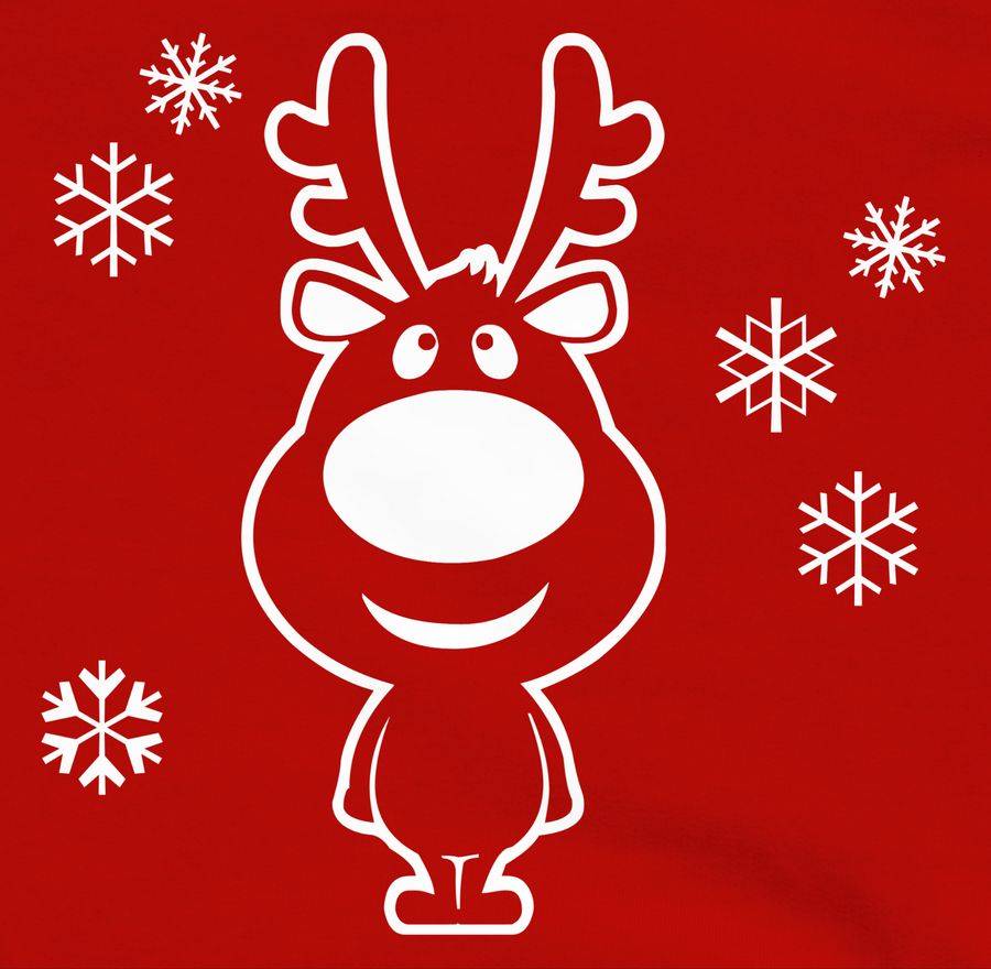 Shirtracer Rentier Schneeflocken Shirts & Mehr Shirtracer