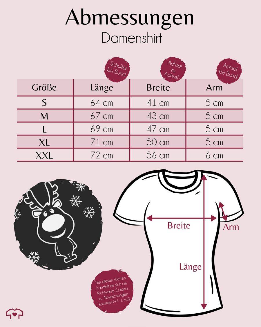 Shirtracer Rentier Schneeflocken Shirts & Mehr Shirtracer