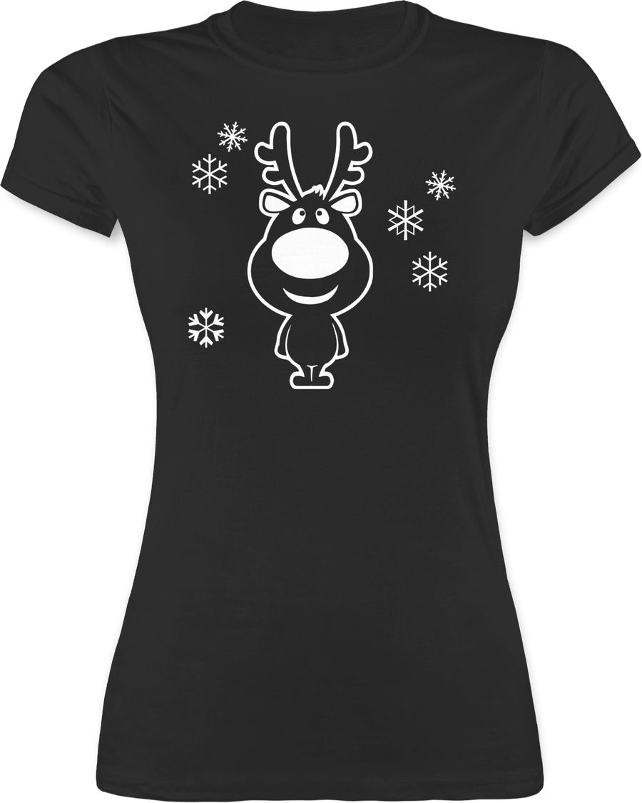 Shirtracer Rentier Schneeflocken Shirts & Mehr Shirtracer