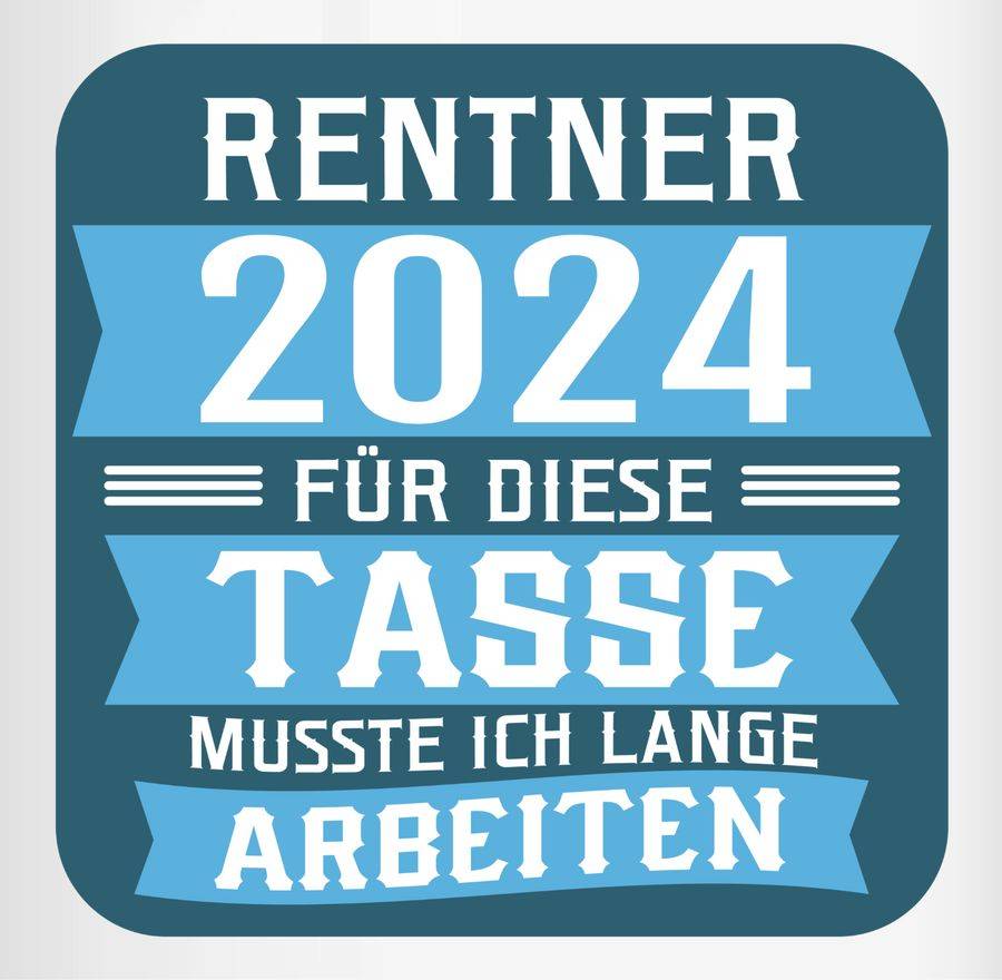 Shirtracer Rentner 2024 - Blau Shirts & Mehr Shirtracer