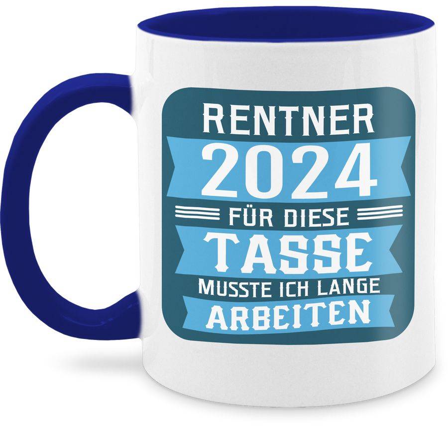 Shirtracer Rentner 2024 - blau Shirts & Mehr Shirtracer