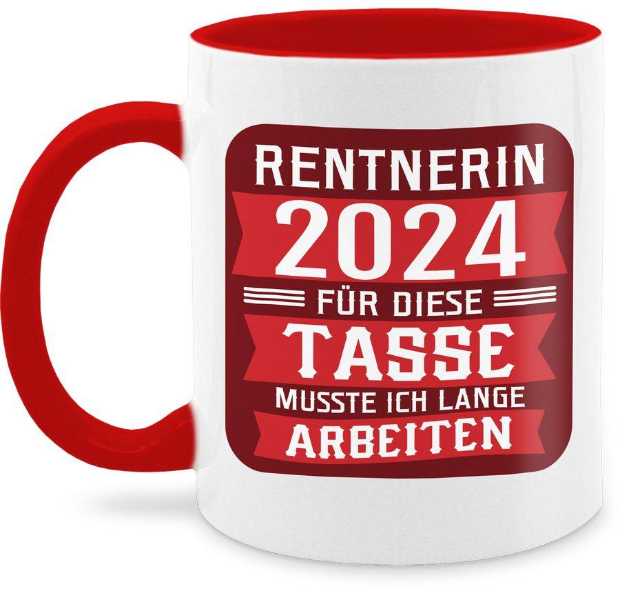 Shirtracer Rentnerin 2024 - rot Shirts & Mehr Shirtracer