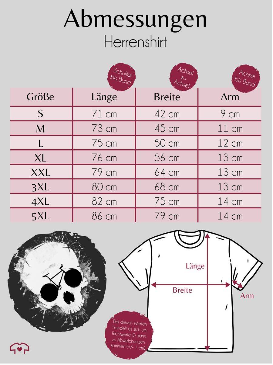 Shirtracer Ride Or Die - Totenkopf Fahrrad Shirts & Mehr Shirtracer