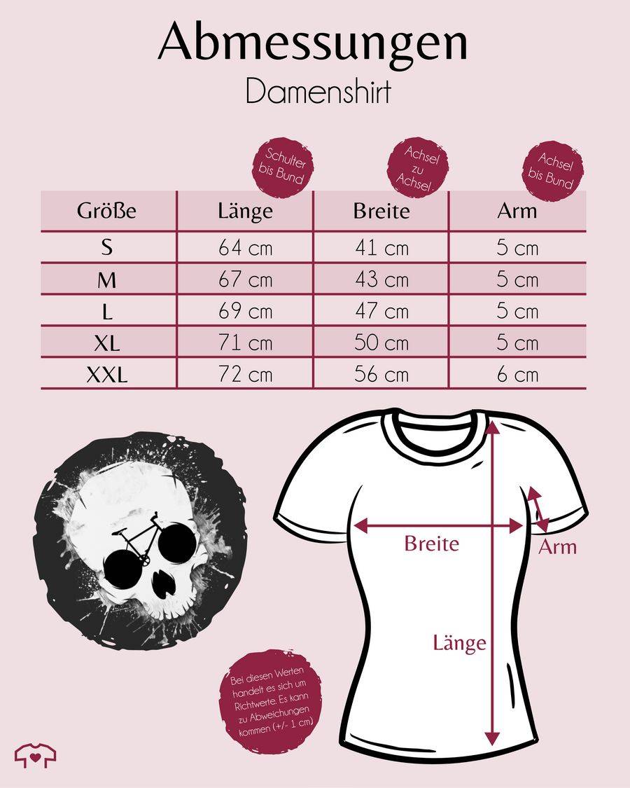 Shirtracer Ride Or Die - Totenkopf Fahrrad Shirts & Mehr Shirtracer