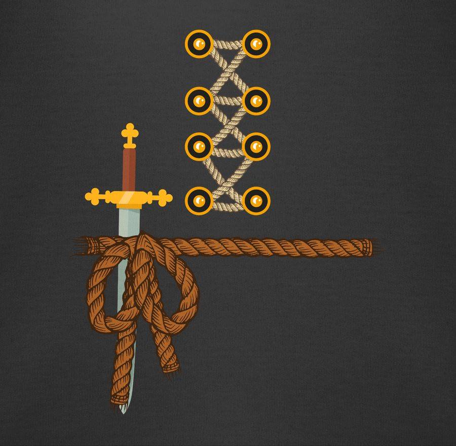 Shirtracer Ritter Kostüm Fasching: T-Shirt Rucksack Shirtracer