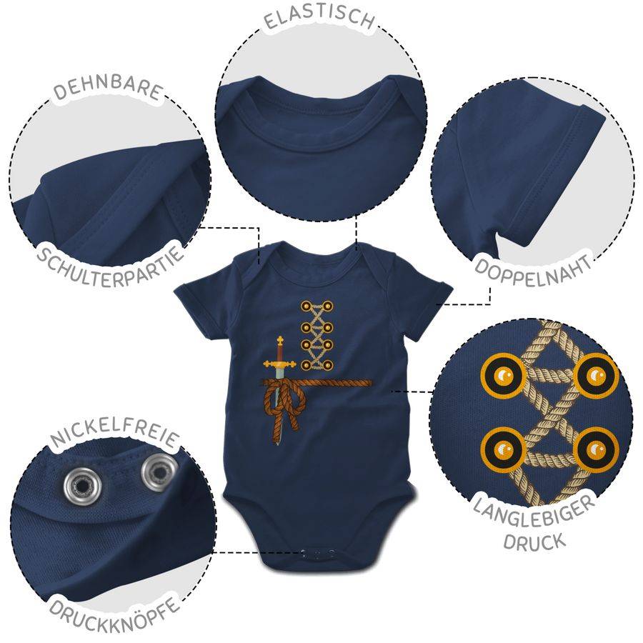 Shirtracer Ritter Kostüm Fasching: T-Shirt Rucksack Shirtracer