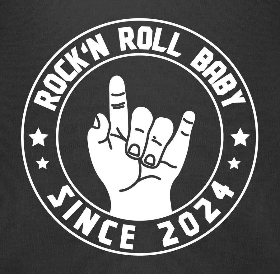 Shirtracer Rock'n Roll Baby Since 2024: T-Shirt Turnbeutel Shirtracer