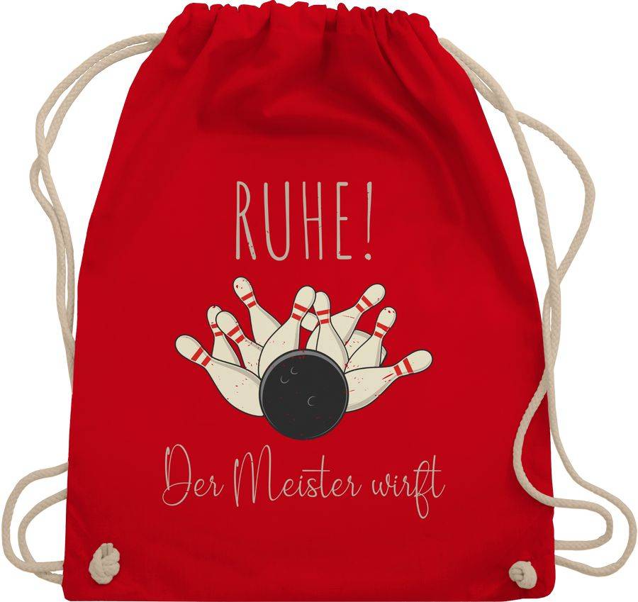 Shirtracer Ruhe Der Meister wirft - Bowling Bowlingkugel Bowler Geschenk Shirts & Mehr Shirtracer