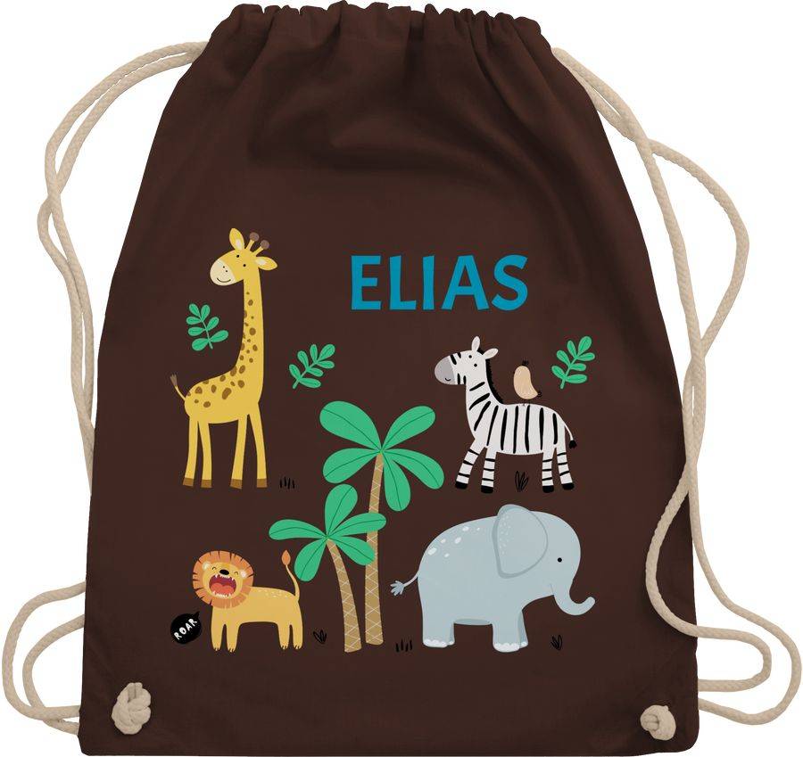 Shirtracer Safari Tiere Zootiere Zoo Giraffe Zebra Löwe Elefant Shirts & Mehr Shirtracer