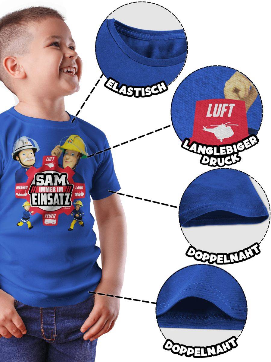 Shirtracer Sam - Immer Im Einsatz - Rot Shirts & Mehr Shirtracer