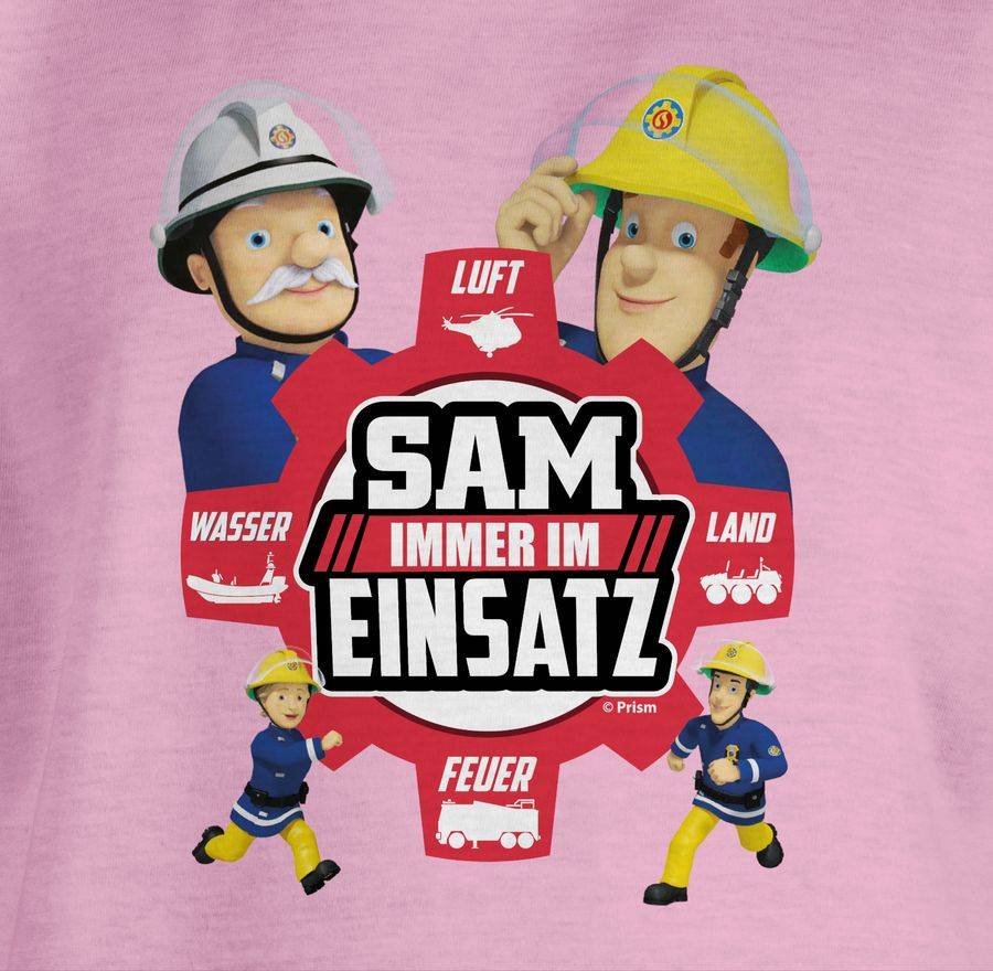 Shirtracer Sam - Immer Im Einsatz - Rot Shirts & Mehr Shirtracer