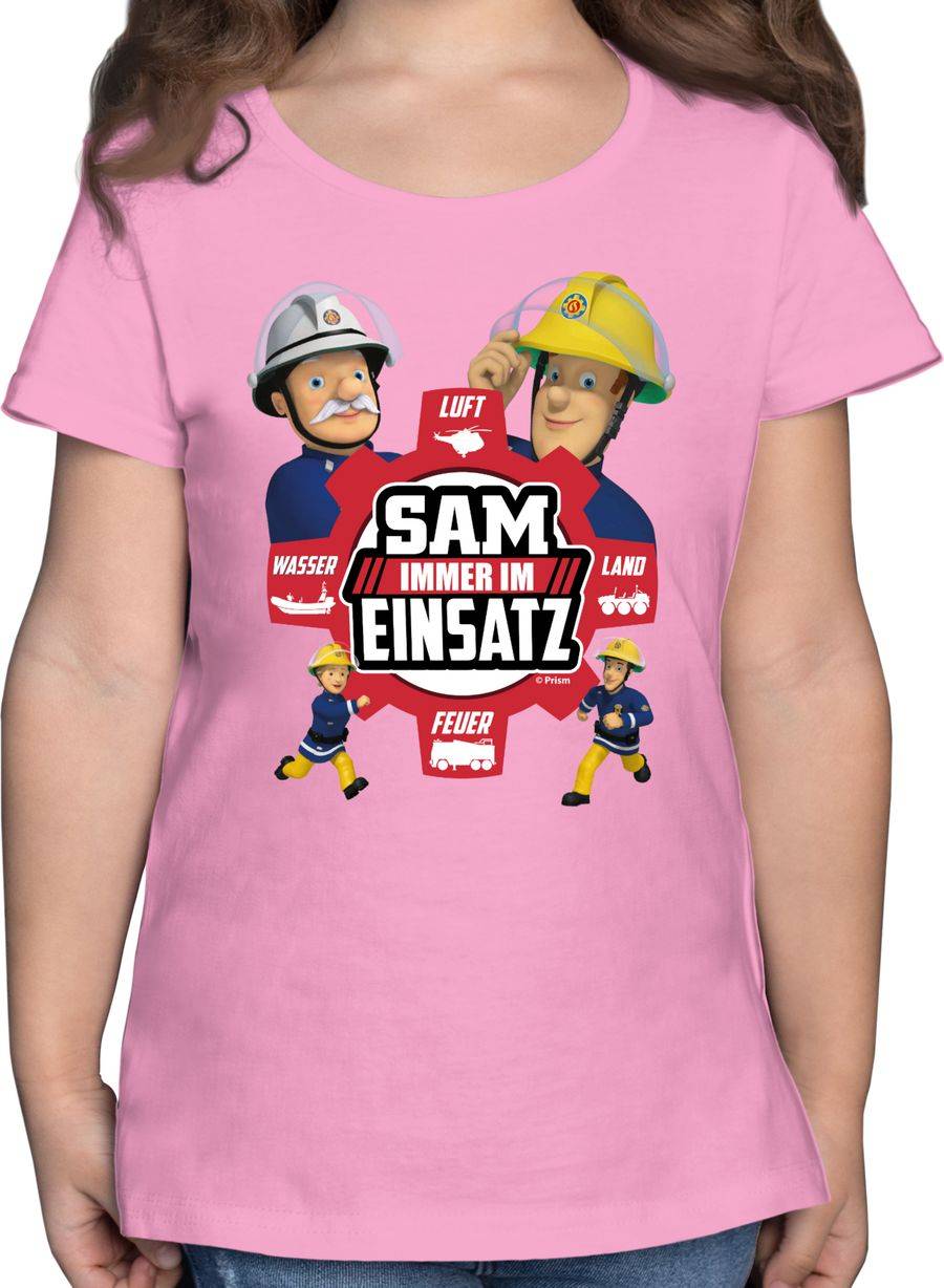Shirtracer Sam - Immer im Einsatz - rot Shirts & Mehr Shirtracer