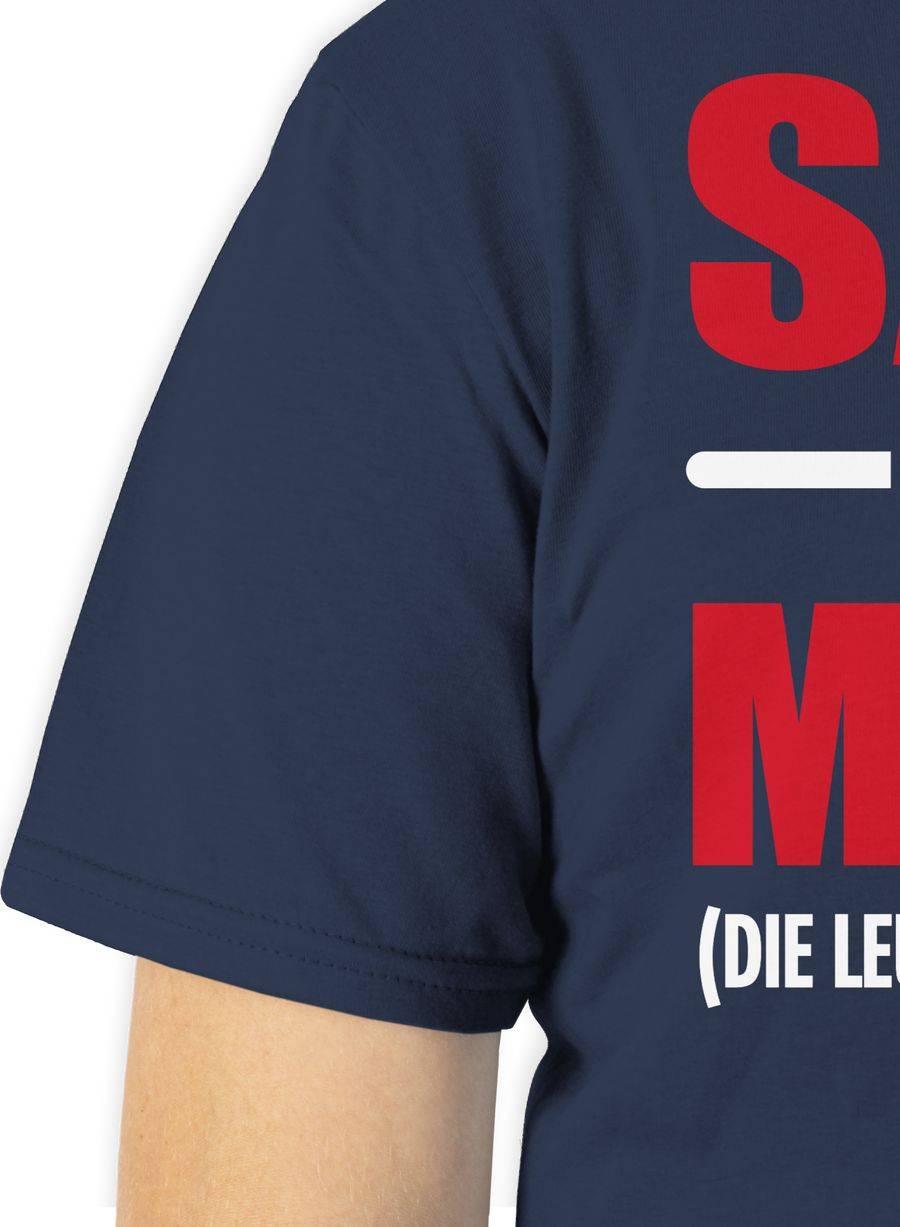 Shirtracer Sauf Mal Mehr! Die Leute Gucken Schon. - Weiß: Tshirt Rucksack Shirtracer