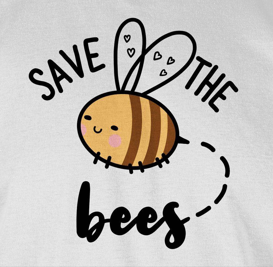 Shirtracer Save The Bees - Naturschutz: Tshirt Rucksack Shirtracer