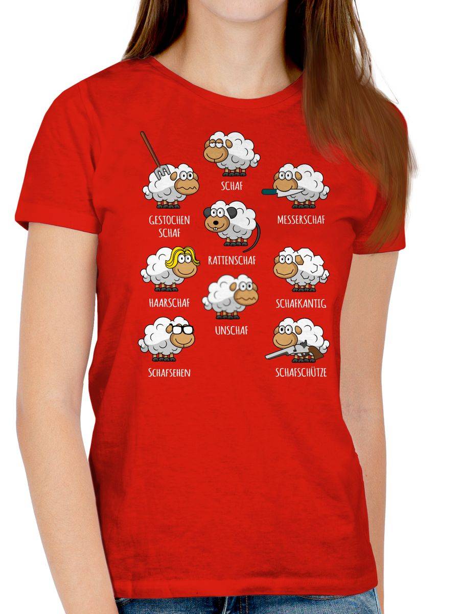 Shirtracer Schafe Schäfchen Schäfer Schaf Sheep Schafbauer Lustig Witzig: Tshirt Rucksack Shirtracer