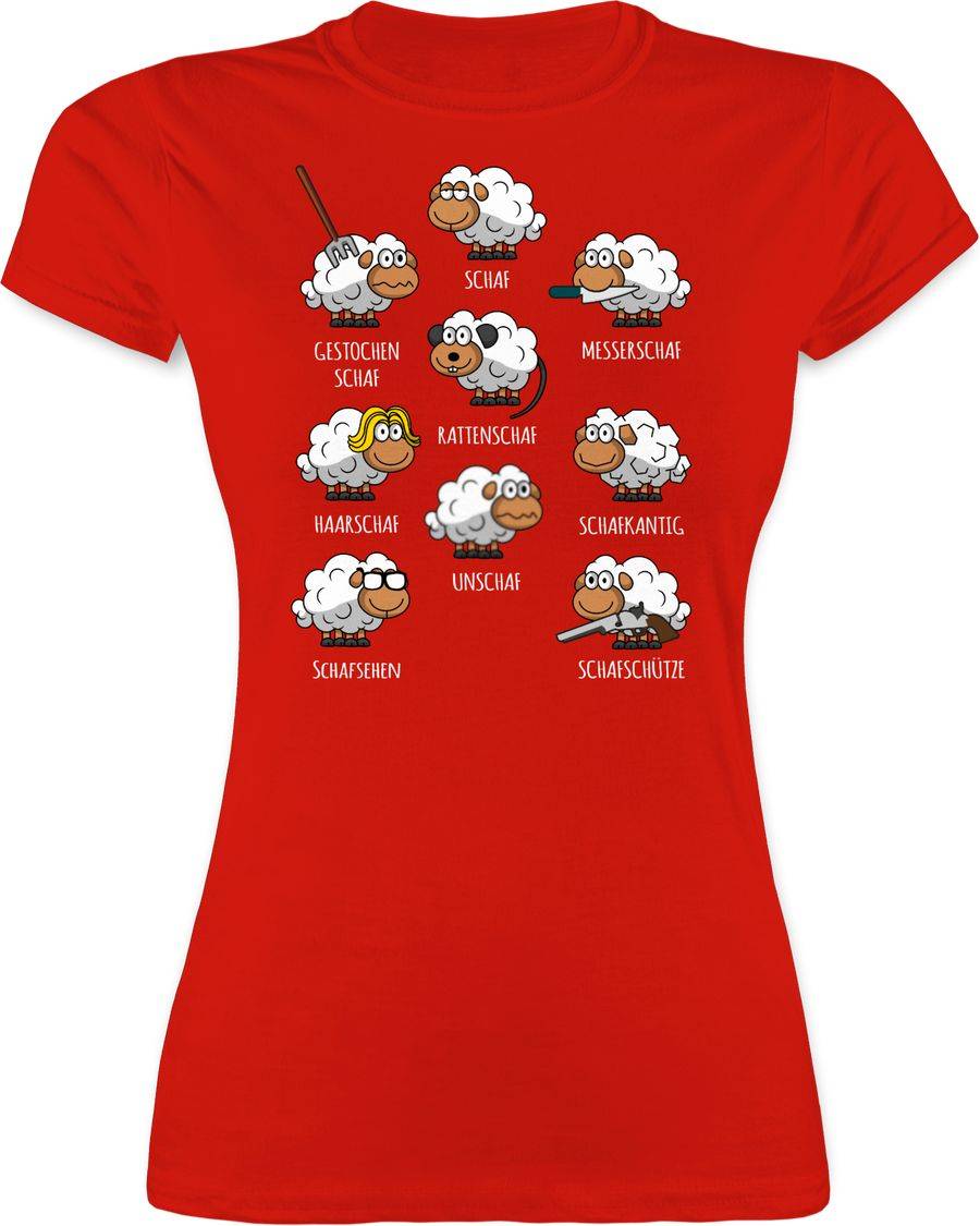 Shirtracer Schafe Schäfchen Schäfer Schaf Sheep Schafbauer Lustig Witzig: Tshirt Rucksack Shirtracer