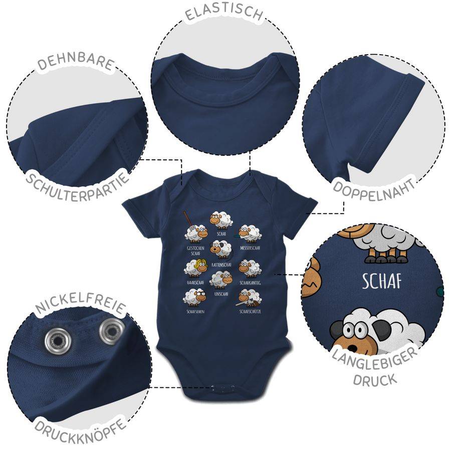 Shirtracer Schafe Schäfchen Schäfer Schaf Sheep Schafbauer Lustig Witzig: Tshirt Rucksack Shirtracer