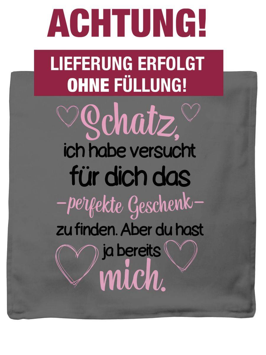 Shirtracer Schatz Ich Habe Versucht Für Dich Das Geschenk Zu Finden Schwarz/rosa: T-Shirt G Shirtracer