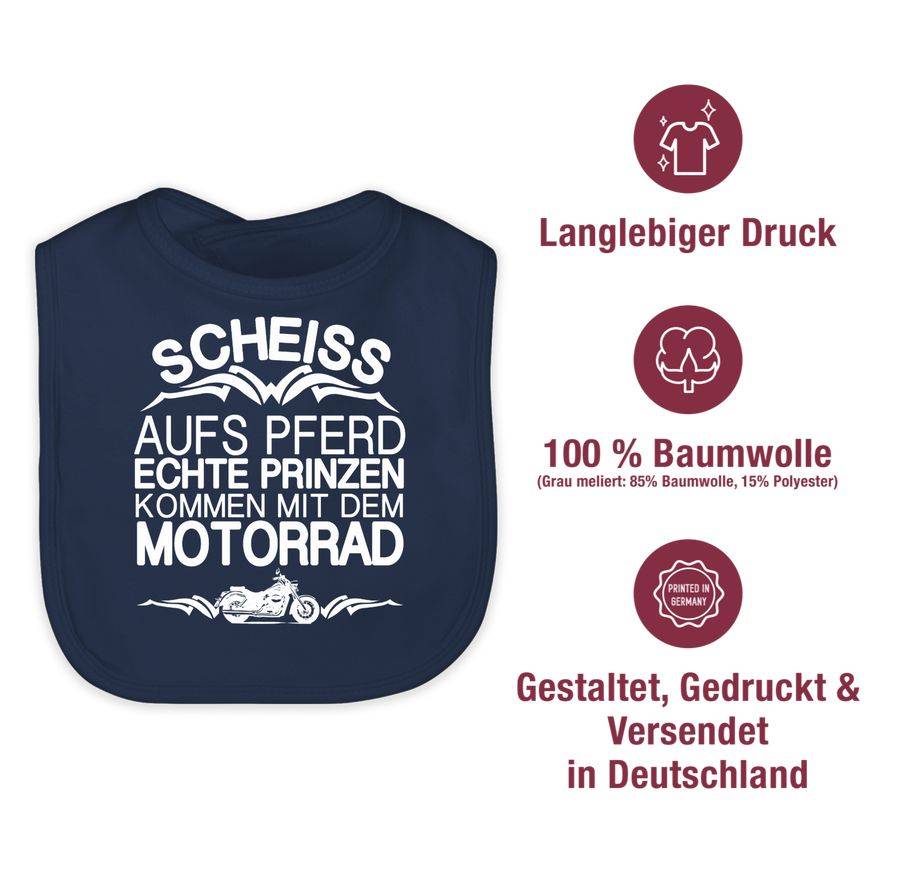 Shirtracer Scheiß Aufs Pferd Echte Prinzen Kommen Mit Dem Motorrad Shirts & Mehr Shirtracer