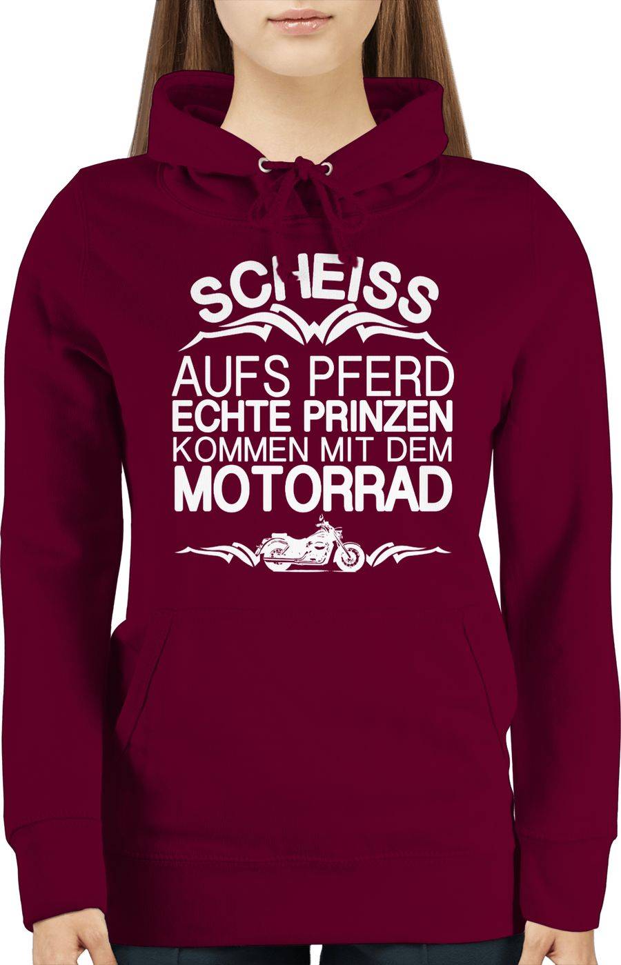 Shirtracer Scheiß Aufs Pferd Echte Prinzen Kommen Mit Dem Motorrad Shirts & Mehr Shirtracer