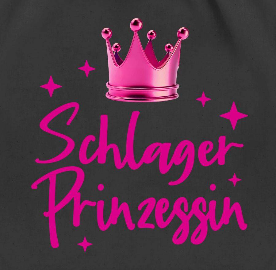 Shirtracer Schlager Prinzessin - Konzert Volksmusik Schlagerparty: T-Shirt Rucksack Shirtracer
