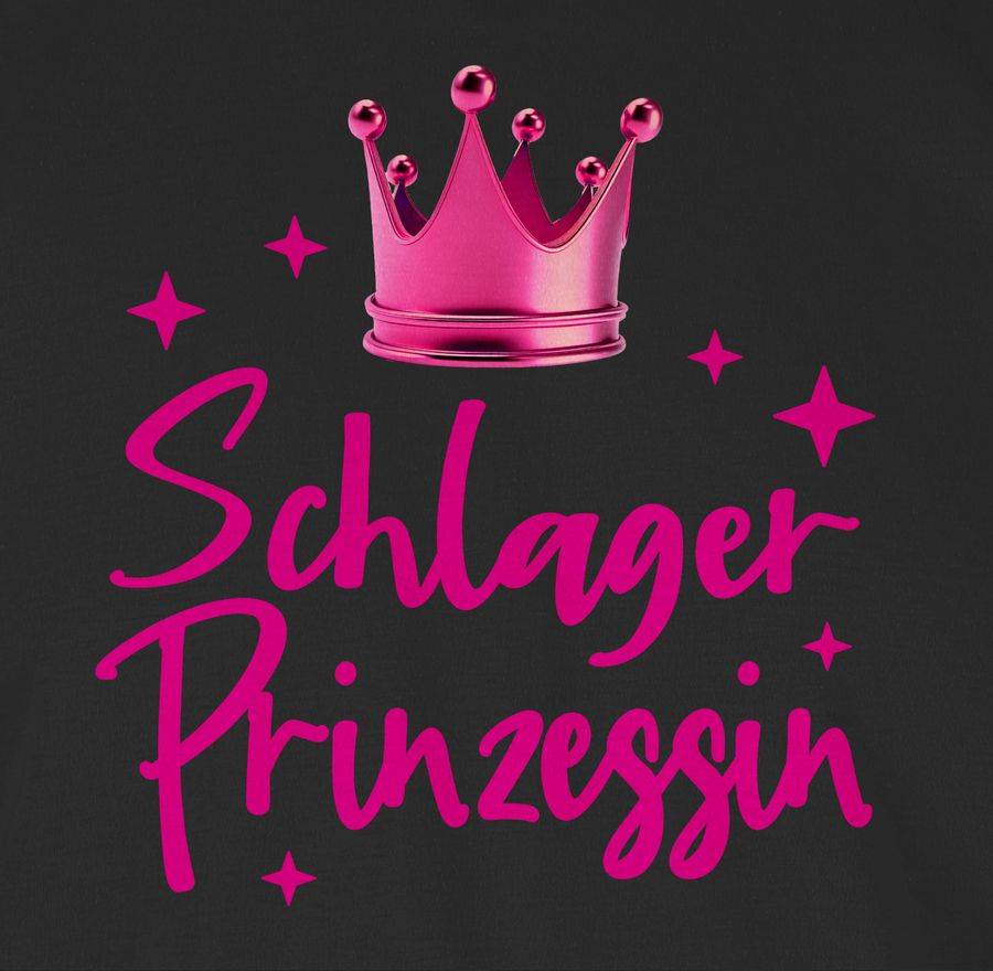 Shirtracer Schlager Prinzessin - Konzert Volksmusik Schlagerparty: T-Shirt Rucksack Shirtracer