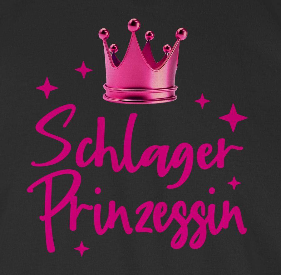 Shirtracer Schlager Prinzessin - Konzert Volksmusik Schlagerparty: T-Shirt Rucksack Shirtracer
