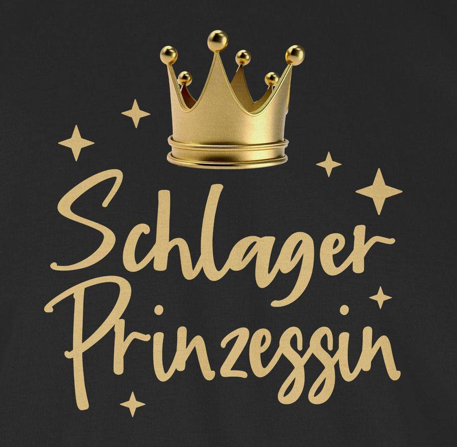 Shirtracer Schlager Prinzessin - Schlagerparty Konzert Volksmusik Shirts & Mehr Shirtracer