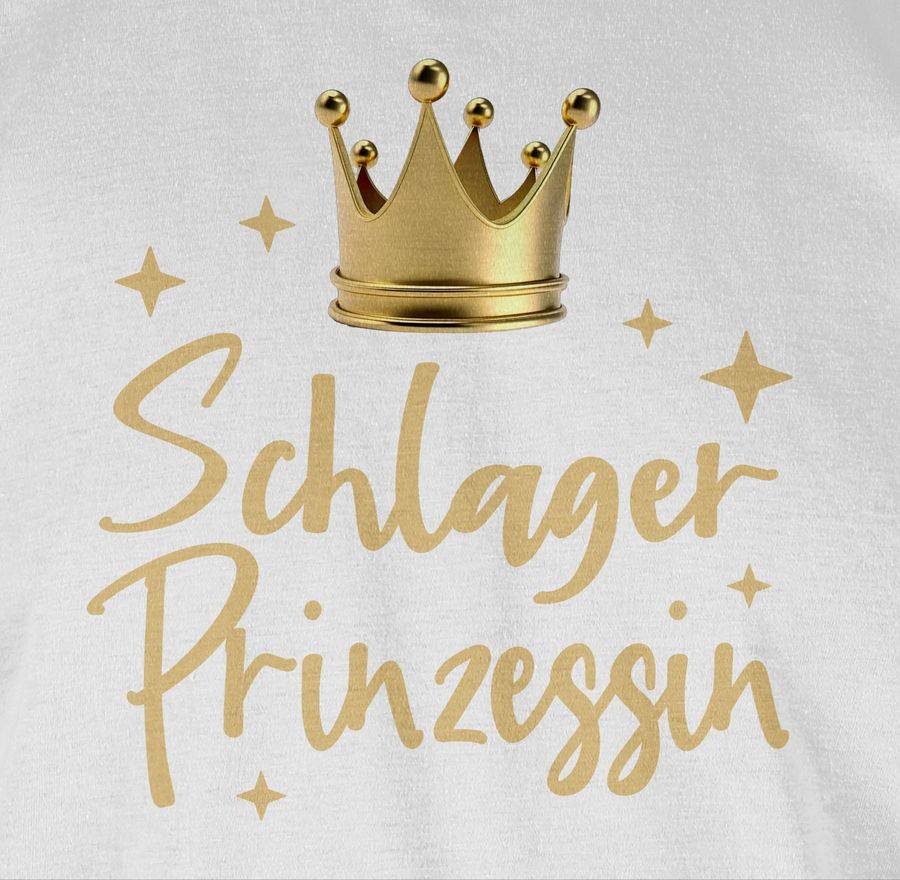 Shirtracer Schlager Prinzessin - Schlagerparty Konzert Volksmusik Shirts & Mehr Shirtracer