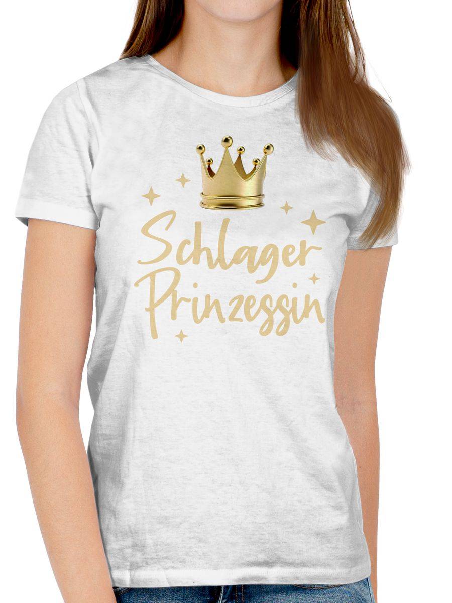 Shirtracer Schlager Prinzessin - Schlagerparty Konzert Volksmusik Shirts & Mehr Shirtracer