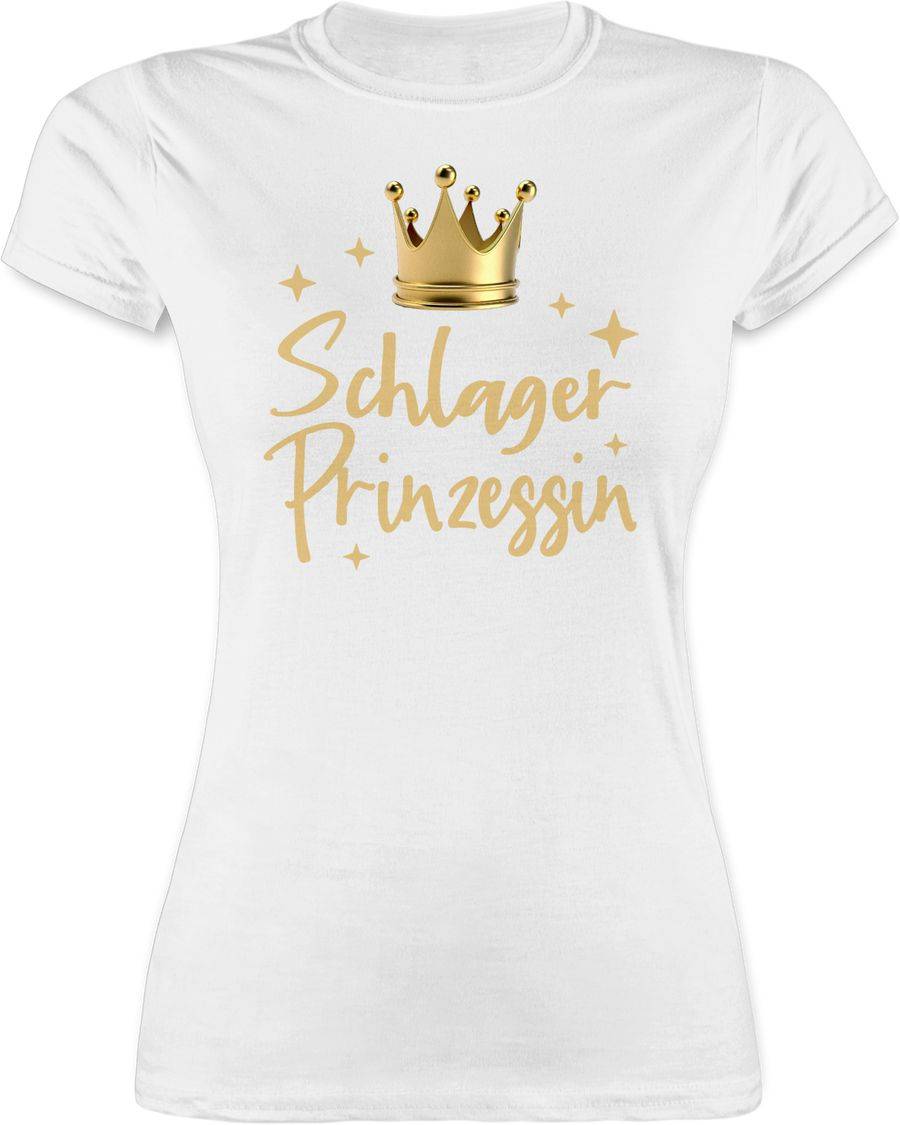 Shirtracer Schlager Prinzessin - Schlagerparty Konzert Volksmusik Shirts & Mehr Shirtracer