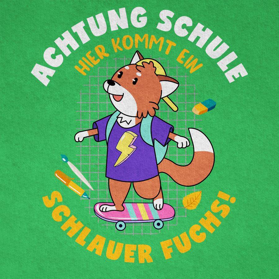 Shirtracer Schlauer Fuchs: T-Shirt Turnbeutel Shirtracer