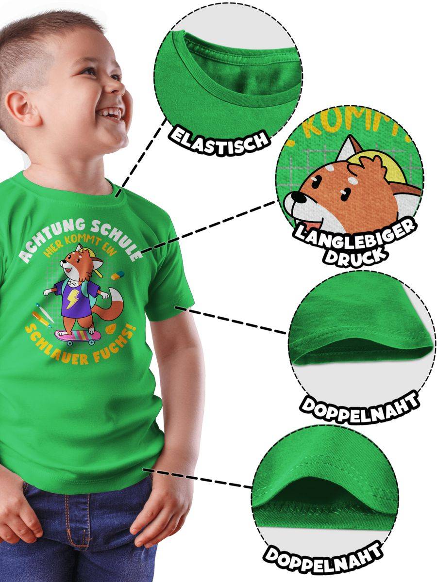 Shirtracer Schlauer Fuchs: T-Shirt Turnbeutel Shirtracer