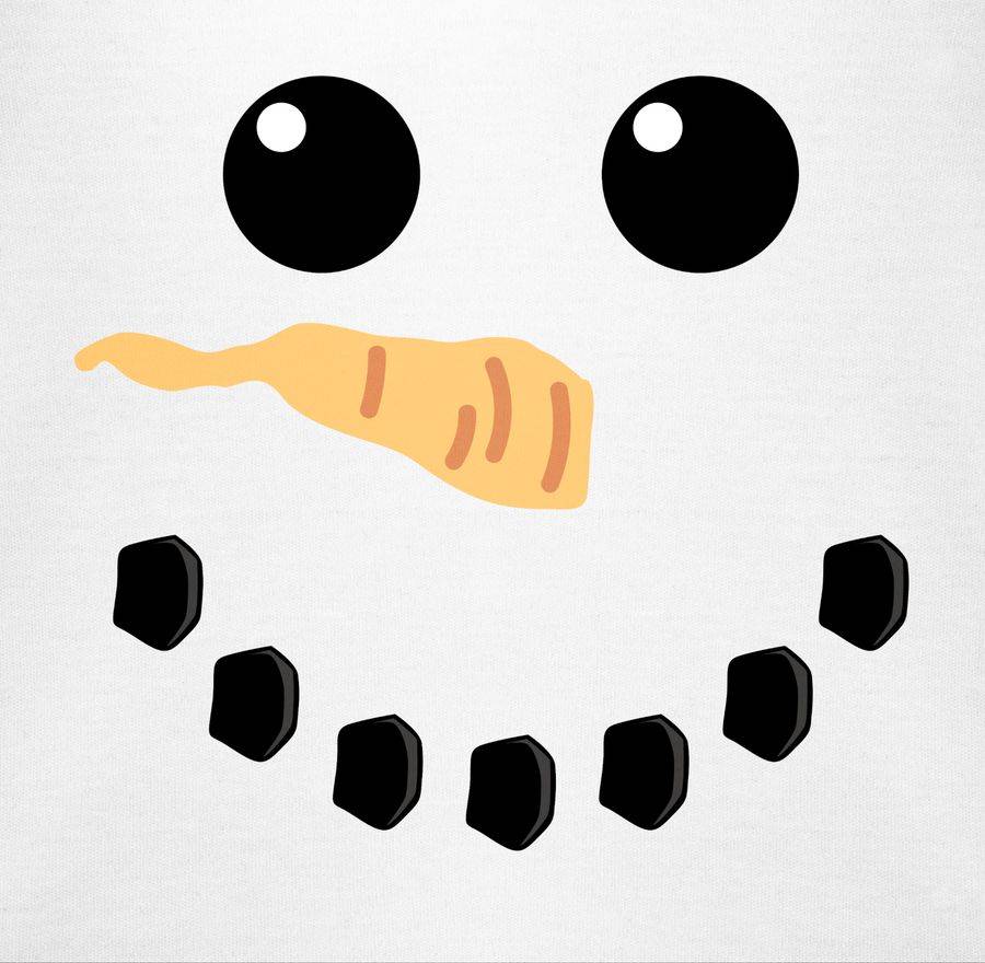 Shirtracer Schneemann Karneval Kostüm: Tshirt Rucksack Shirtracer