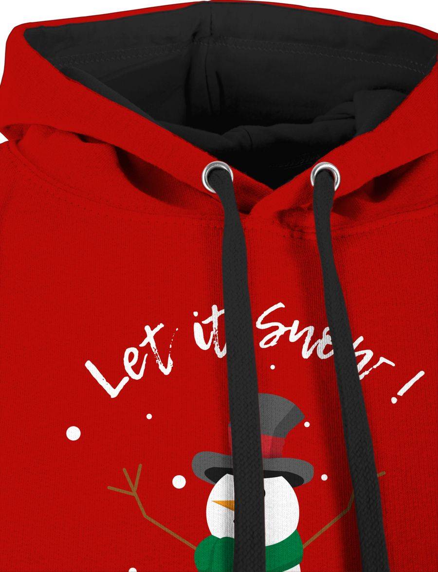 Shirtracer Schneemann Let It Snow: T-Shirt Turnbeutel Shirtracer
