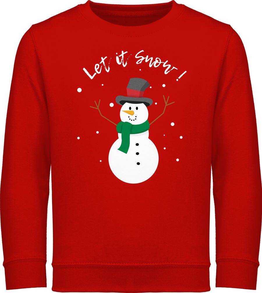 Shirtracer Schneemann Let it snow: T-Shirt Turnbeutel Shirtracer