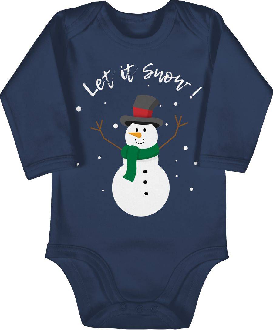 Shirtracer Schneemann Let it snow: T-Shirt Turnbeutel Shirtracer