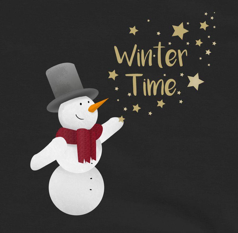 Shirtracer Schneemann Winterzeit: T-Shirt Rucksack Shirtracer