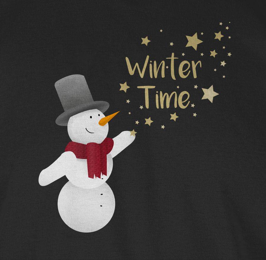 Shirtracer Schneemann Winterzeit: T-Shirt Rucksack Shirtracer
