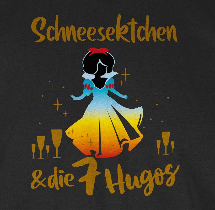 Shirtracer Schneesektchen & Die 7 Hugos - Bunt: T-Shirt Rucksack Shirtracer