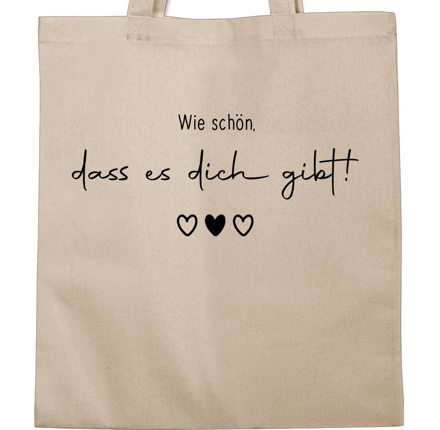 Shirtracer Schön Dass Es Dich Gibt - Schöne Geschenke Beste Freundin Besten Freund Partner Shirtracer