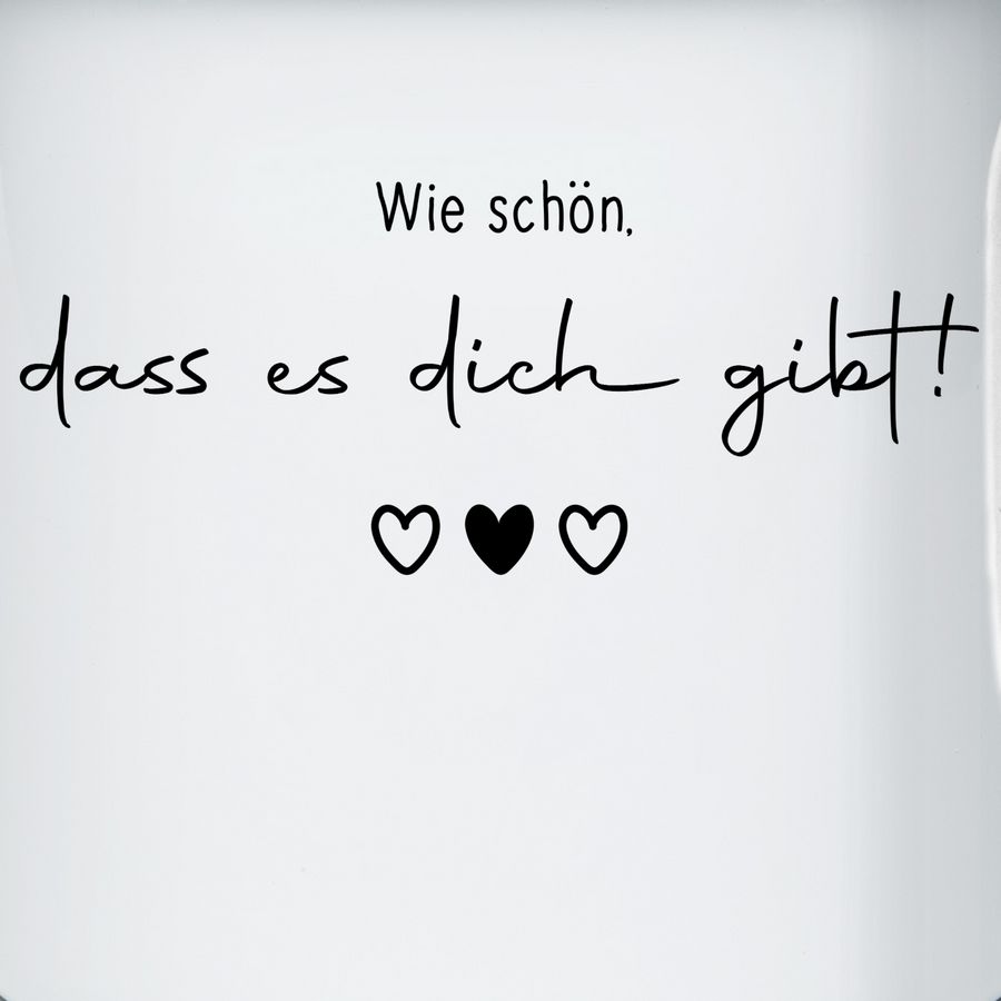 Shirtracer Schön Dass Es Dich Gibt - Schöne Geschenke Beste Freundin Besten Freund Partner Shirtracer