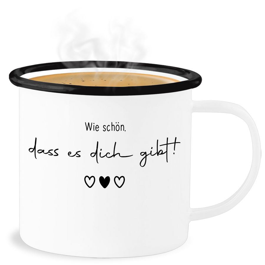 Shirtracer Schön dass es Dich gibt - Schöne Geschenke Beste Freundin Besten Freund Partner Shirtracer