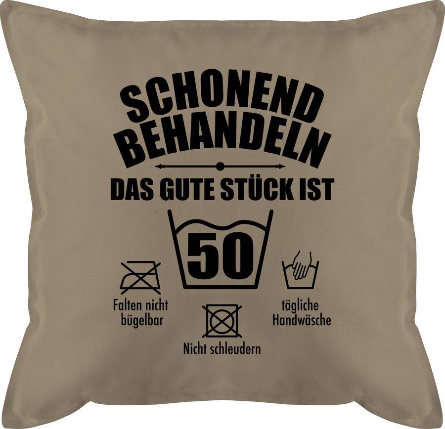Shirtracer Schonend behandeln das gute Stück ist fünfzig - schwarz Shirts & Mehr Shirtracer
