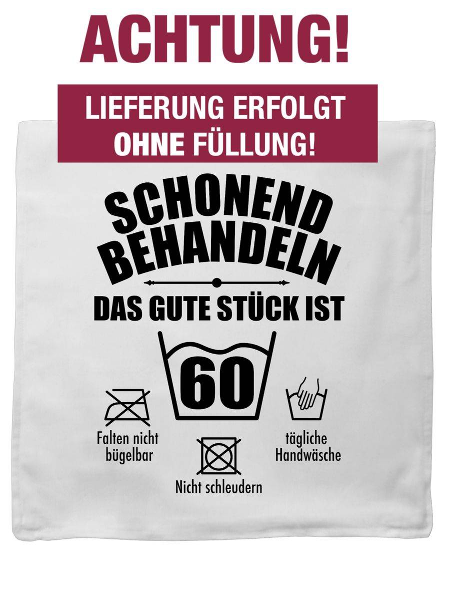 Shirtracer Schonend Behandeln Das Gute Stück Ist Sechzig - Schwarz: Tshirt Gym Bag Shirtracer