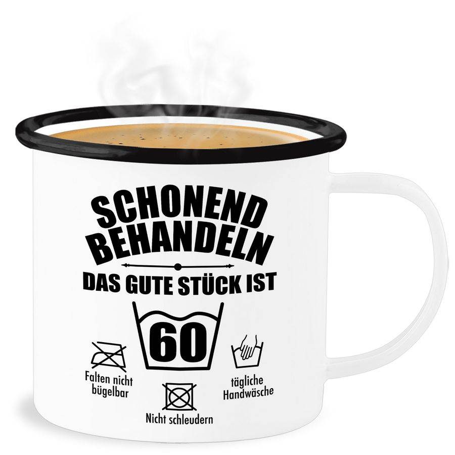 Shirtracer Schonend behandeln das gute Stück ist sechzig - schwarz: Tshirt Gym Bag Shirtracer