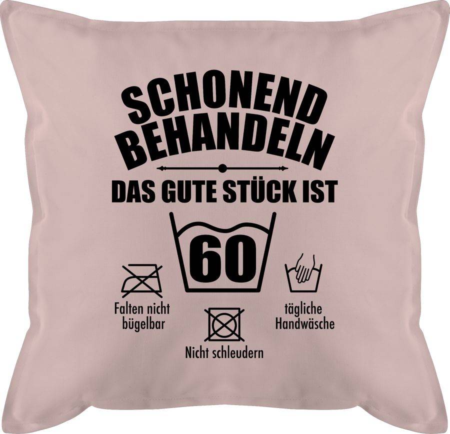 Shirtracer Schonend behandeln das gute Stück ist sechzig - schwarz: Tshirt Gym Bag Shirtracer