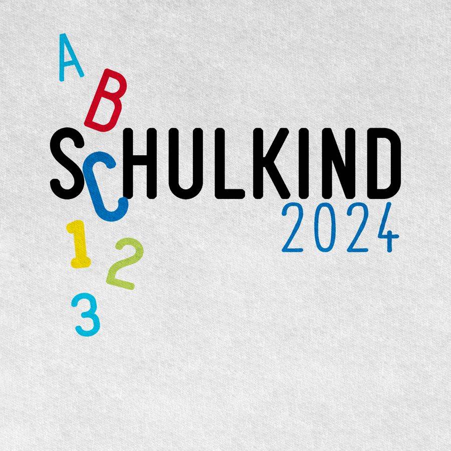 Shirtracer Schulkind 2024 ABC Blau Shirts & Mehr Shirtracer