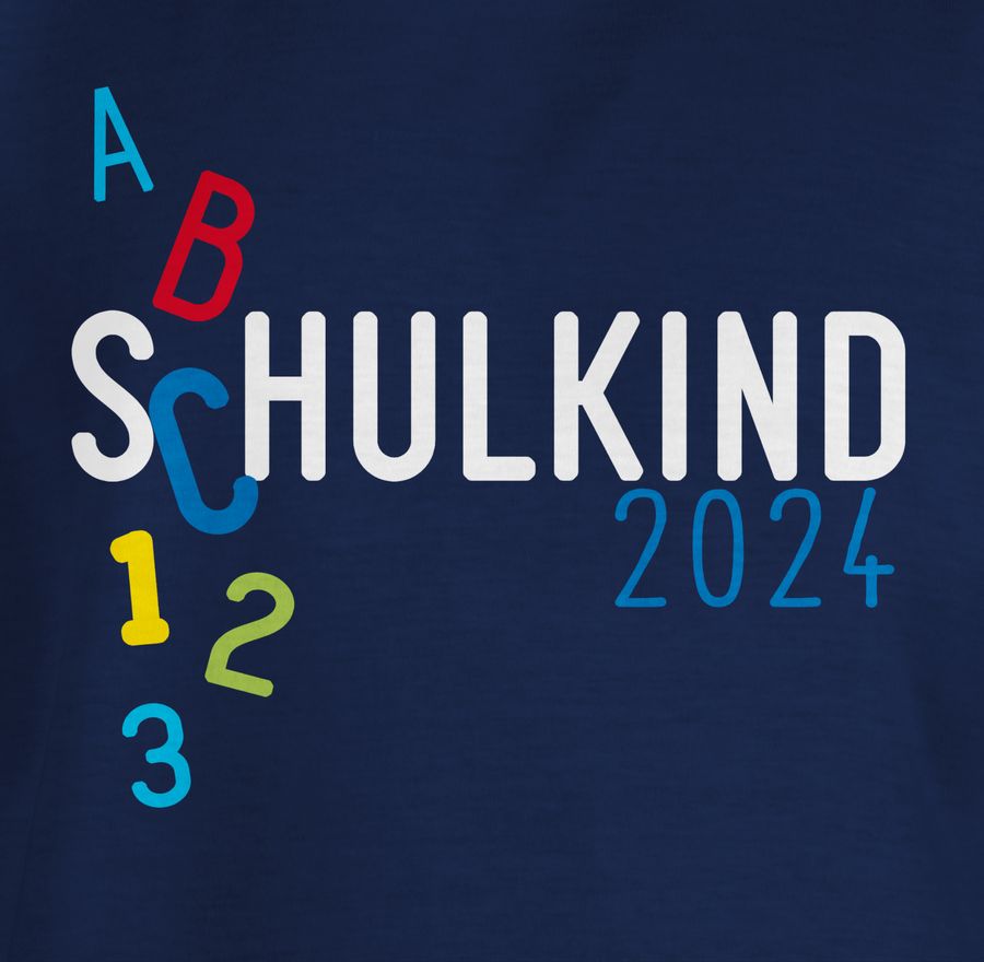 Shirtracer Schulkind 2024 ABC: T-Shirt Gym Bag Shirtracer